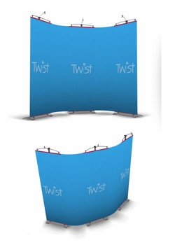 Twist 5 Panel Flexi at Focus Displays
