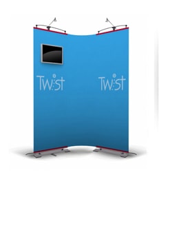 Tewist Flexi Media Banner at Focus Displays